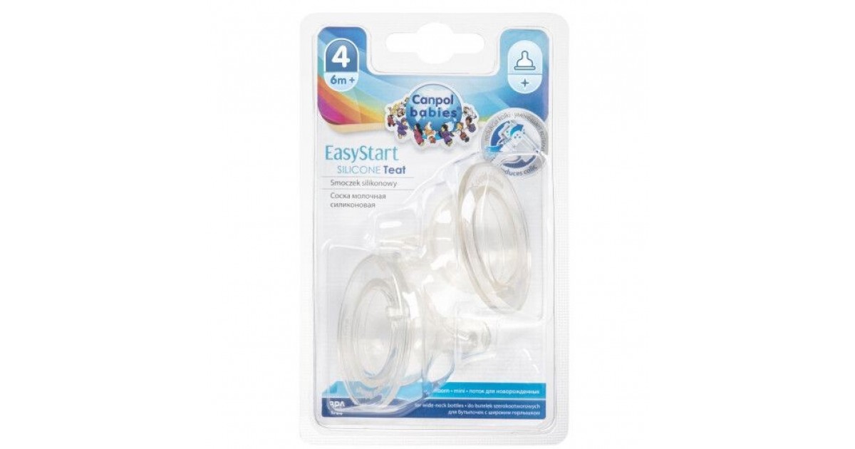 Купить Соска силиконовая круглая каша Easystart, 2шт - 21/733 | Canpol ...