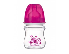 Антиколиковая бутылочка с широким горлышком Цветные зверушки EasyStart, 120 мл - 35/205