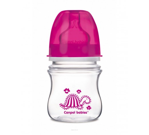 Антиколиковая бутылочка с широким горлышком Цветные зверушки EasyStart, 120 мл - 35/205