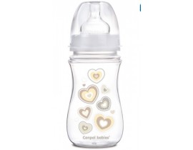 Бутылочка антиколиковая с широким горлышком Newborn baby 240 мл, EasyStart - 35/217_bei