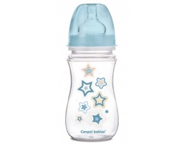Бутылочка антиколиковая с широким горлышком Newborn baby 240 мл, EasyStart - 35/217_blu