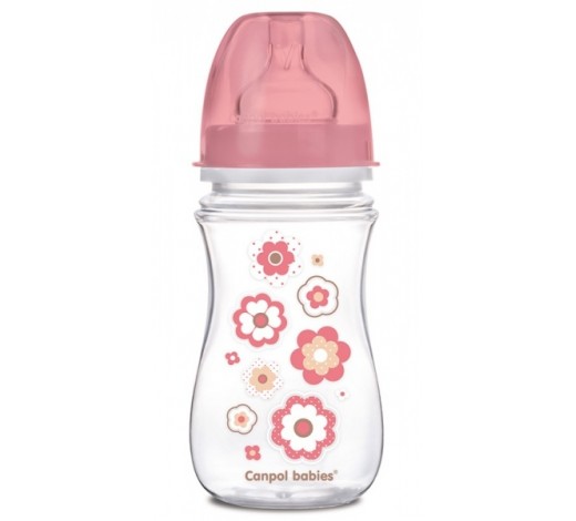 Бутылочка антиколиковая с широким горлышком Newborn baby 240 мл, EasyStart - 35/217_pin