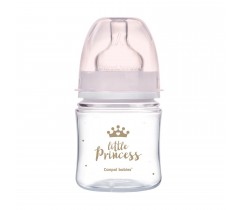 Антиколиковая бутылочка с широким отверстием 120 мл PP Easystart Royal baby, розовая - 35/233_pin