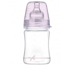 LOVI Пляшка скляна Diamond glass150 мл - 74/104girl, Baby shower